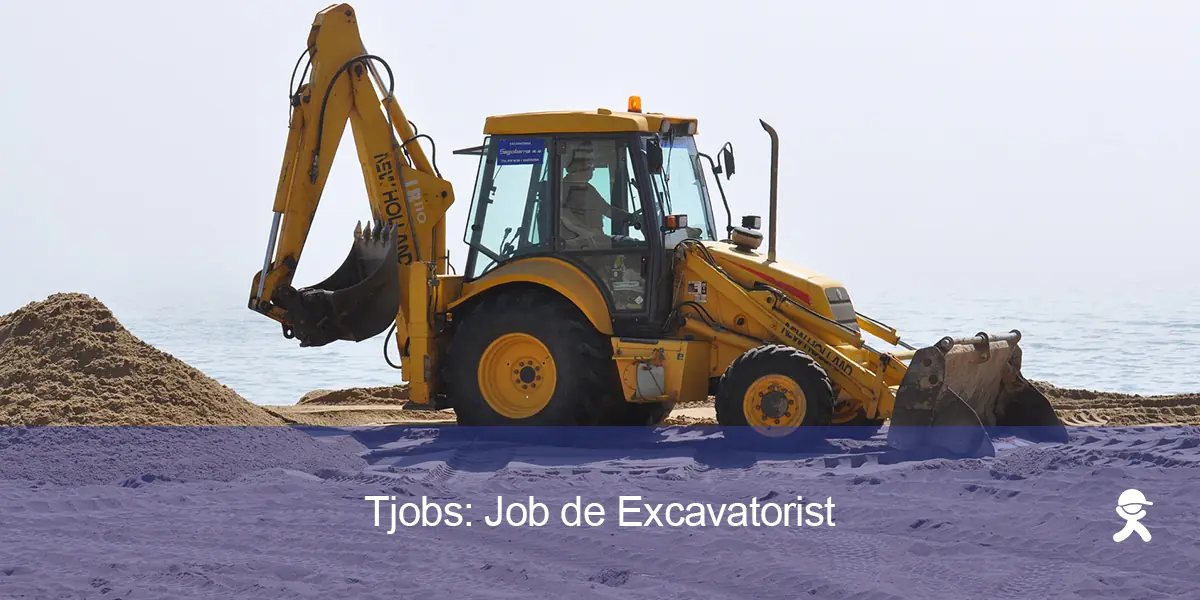 Excavator operator